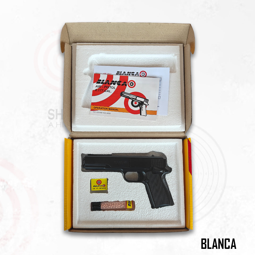 Blanca Air Pistol – .177 (4.5 mm) Spring Type Air Pistol | Made in India
