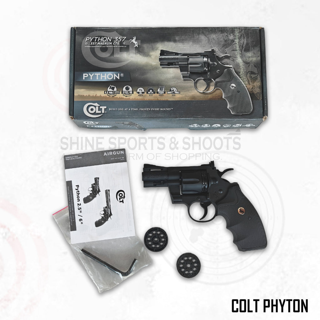 Colt Python Revolver – .177 (4.5 mm) CO2 Air Revolver | Imported