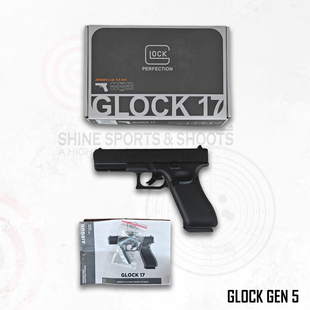 Glock Gen 5 BBs – .177 (4.5 mm) CO2 Air Pistol | Imported