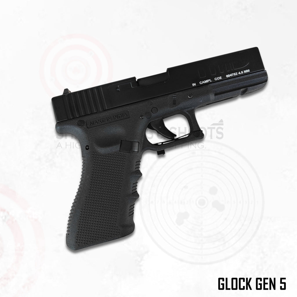 Glock Gen 5 Pellets – .177 (4.5 mm) CO2 Air Pistol | Imported