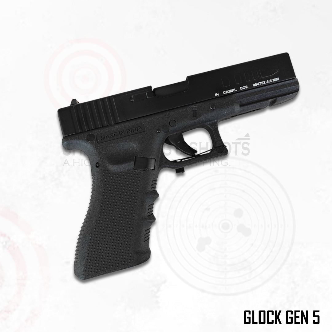 Glock Gen 5 Pellets – .177 (4.5 mm) CO2 Air Pistol | Imported