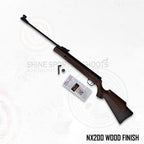 NX200 Athena Wood Finish – .177 (4.5 mm) Break Barrel Air Rifle | Made in India