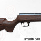 NX200 Athena Wood Finish – .177 (4.5 mm) Break Barrel Air Rifle | Made in India