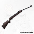 NX200 Athena Wood Finish – .177 (4.5 mm) Break Barrel Air Rifle | Made in India
