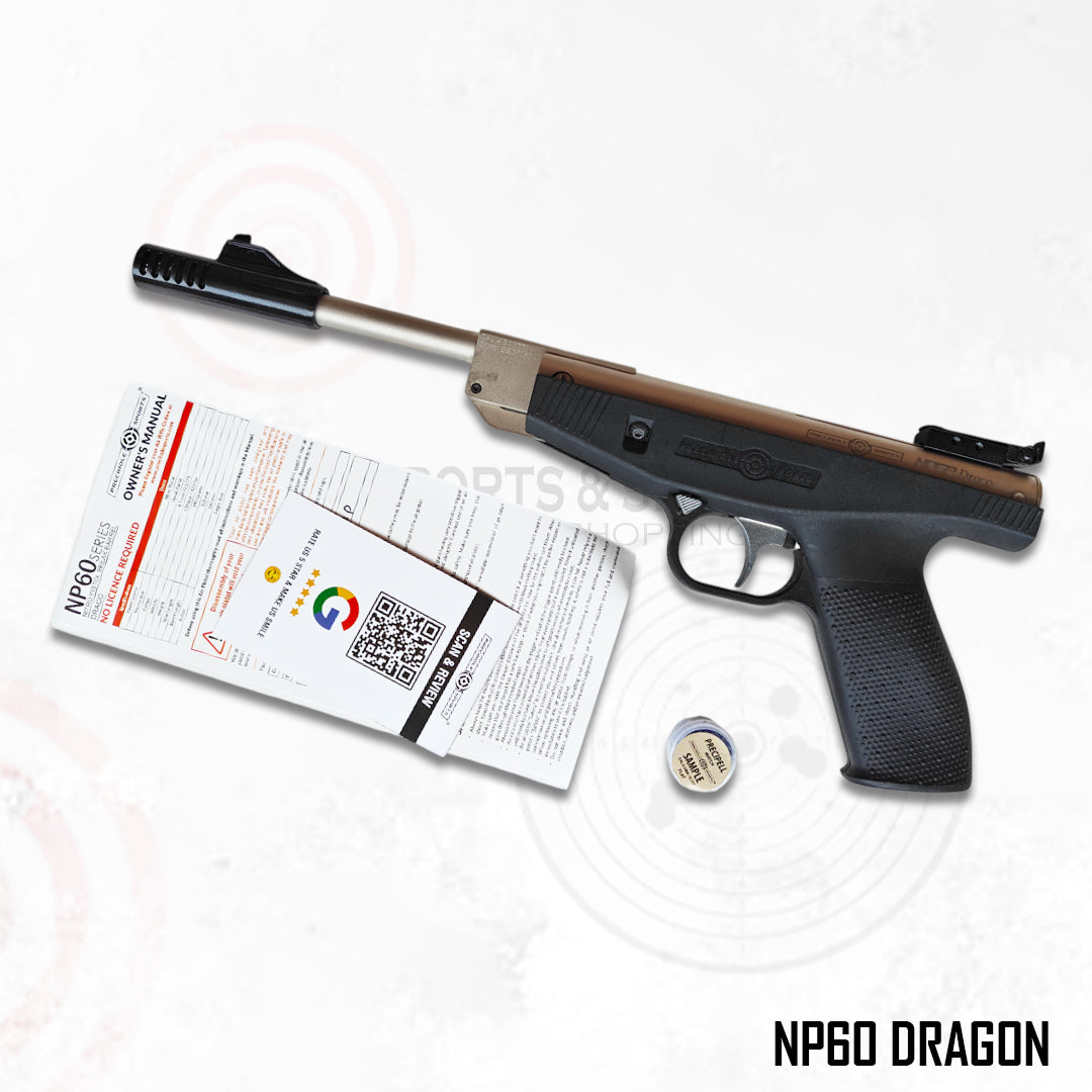 NP60 Draco – .177 (4.5 mm) Break Barrel Air Pistol | Made in India
