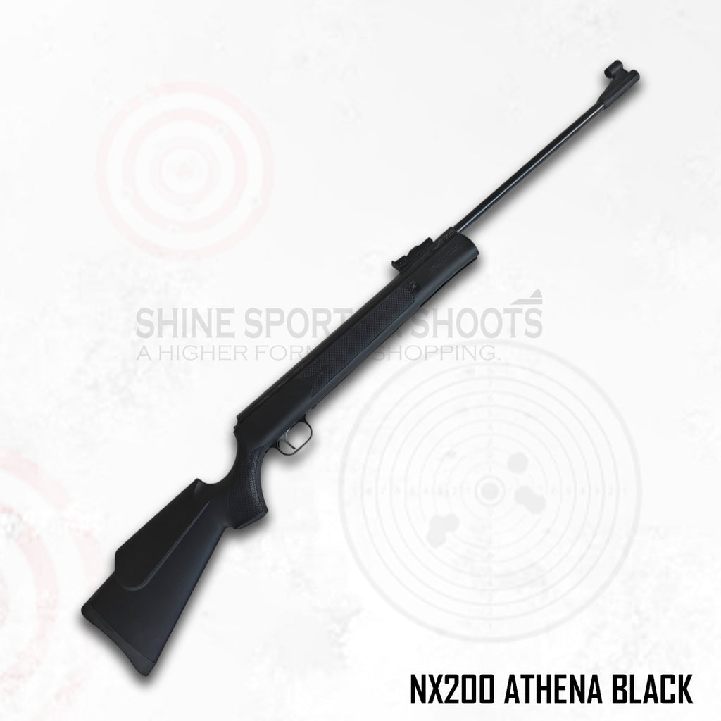 NX200 Athena Black – .177 (4.5 mm) Break Barrel Air Rifle | Made in India