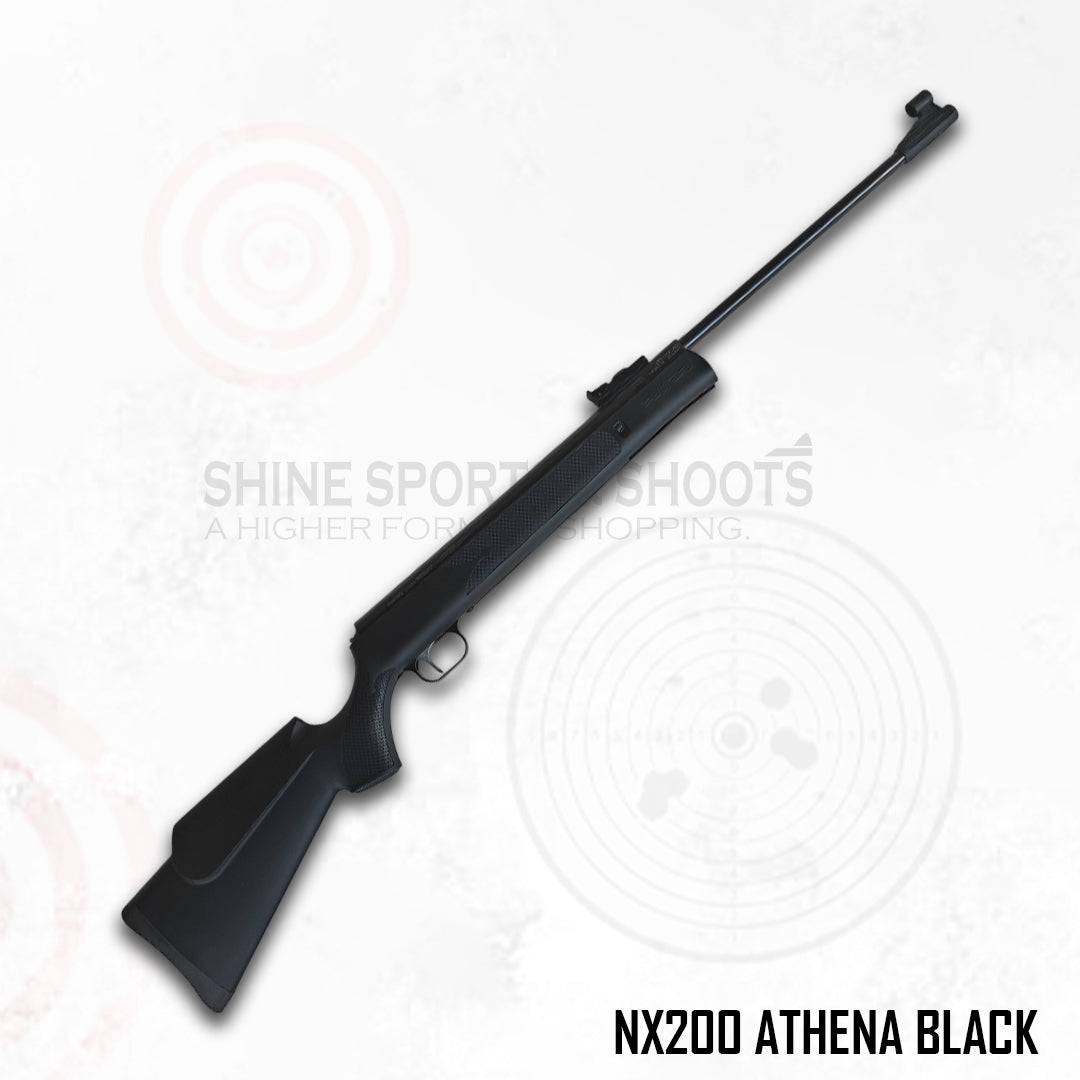 NX200 Athena Black – .177 (4.5 mm) Break Barrel Air Rifle | Made in India