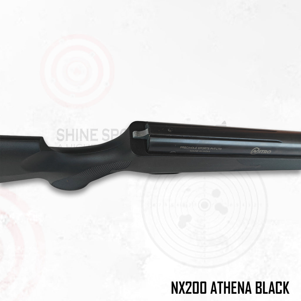 NX200 Athena Black – .177 (4.5 mm) Break Barrel Air Rifle | Made in India