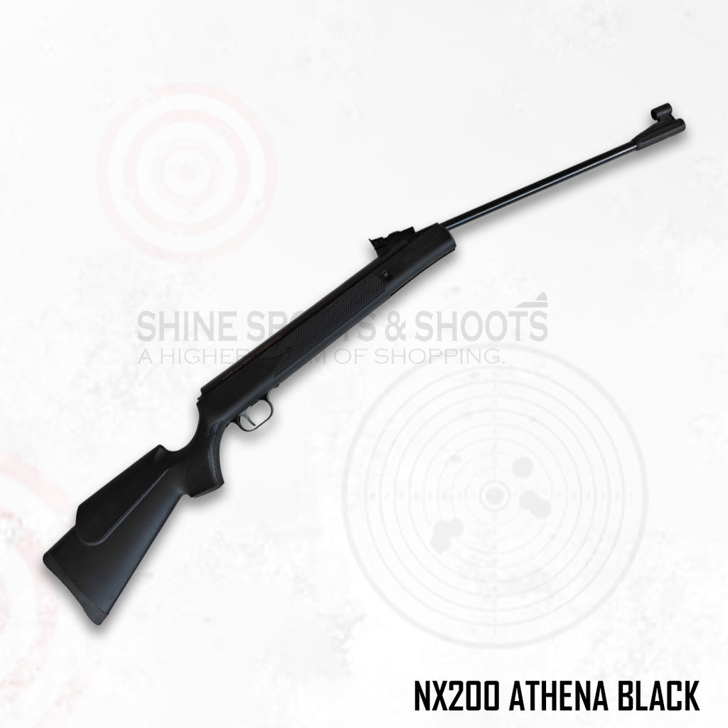 NX200 Athena Black – .177 (4.5 mm) Break Barrel Air Rifle | Made in India