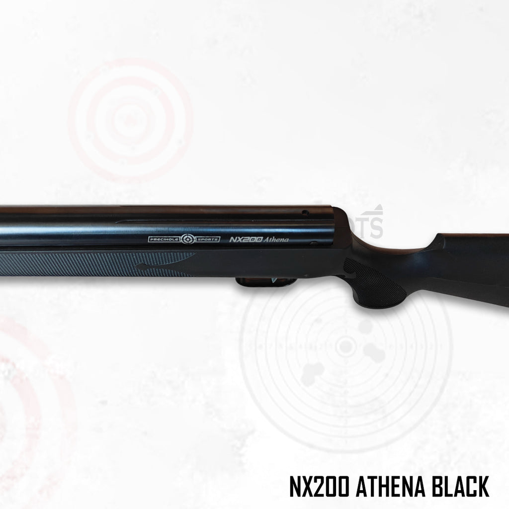 NX200 Athena Black – .177 (4.5 mm) Break Barrel Air Rifle | Made in India