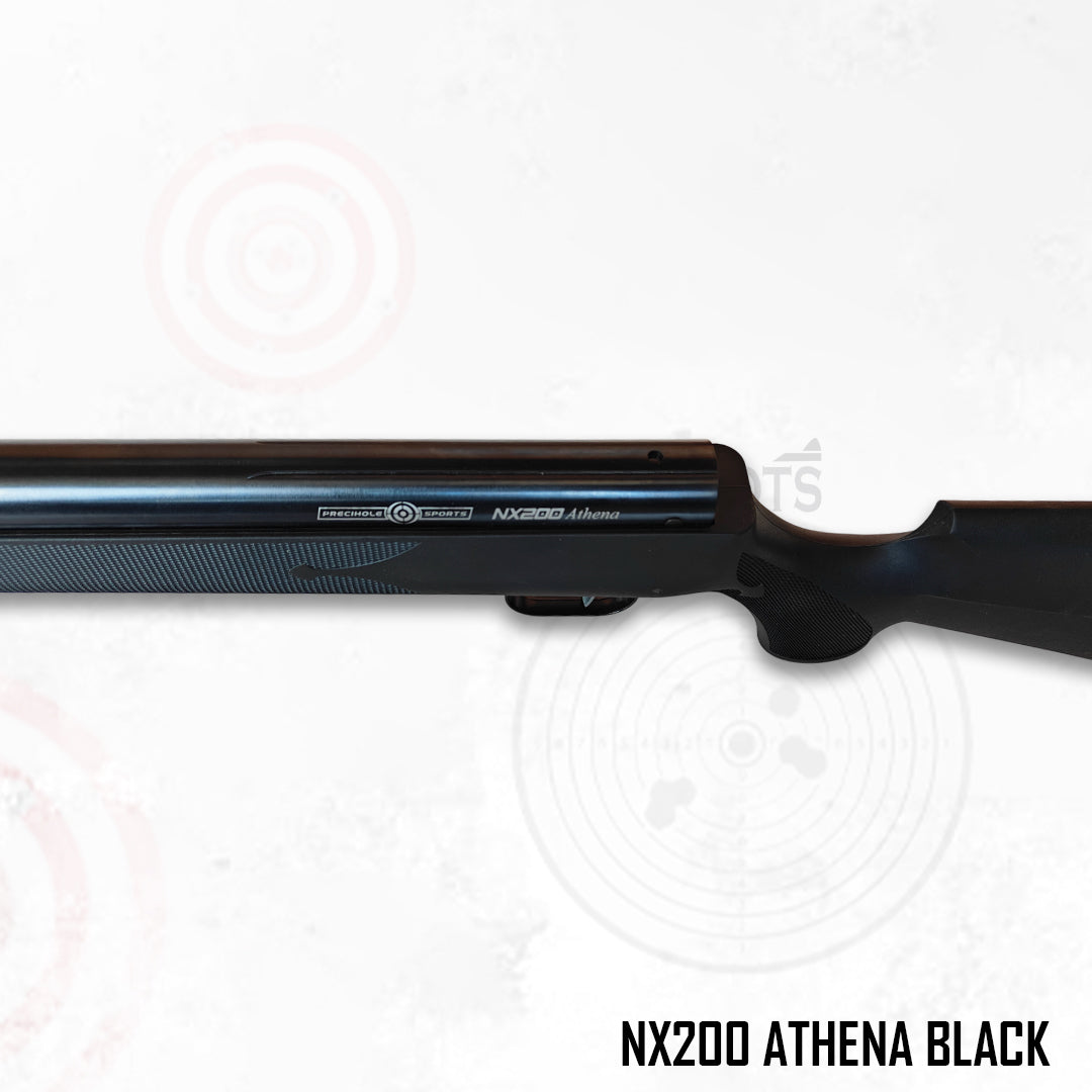 NX200 Athena Black – .177 (4.5 mm) Break Barrel Air Rifle | Made in India