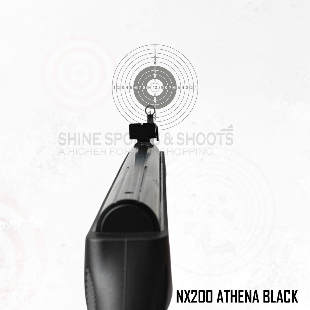 NX200 Athena Black – .177 (4.5 mm) Break Barrel Air Rifle | Made in India
