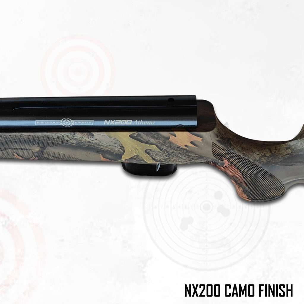 NX200 Athena Camo Finish – .177 (4.5 mm) Break Barrel Air Rifle | Made in India