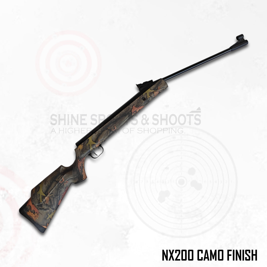 NX200 Athena Camo Finish – .177 (4.5 mm) Break Barrel Air Rifle | Made in India