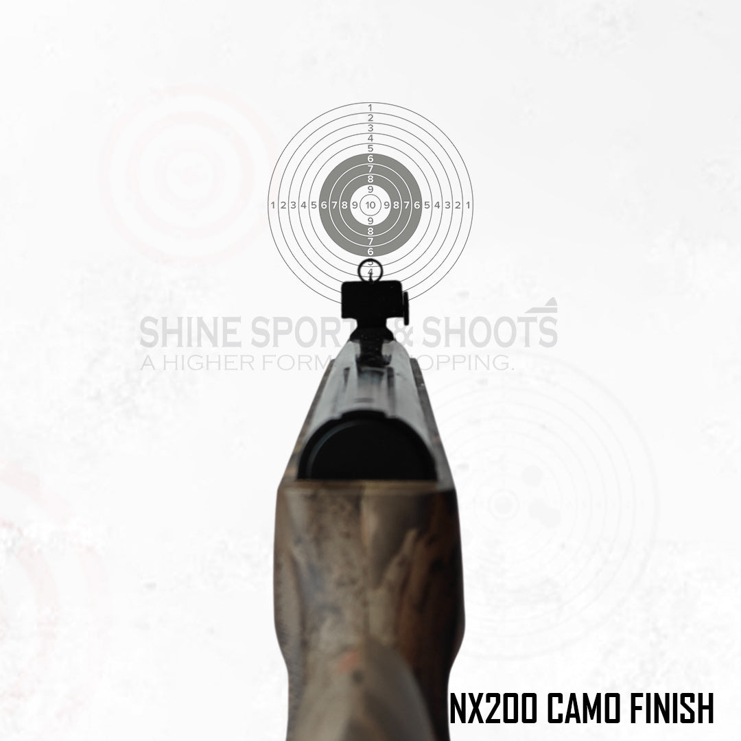 NX200 Athena Camo Finish – .177 (4.5 mm) Break Barrel Air Rifle | Made in India