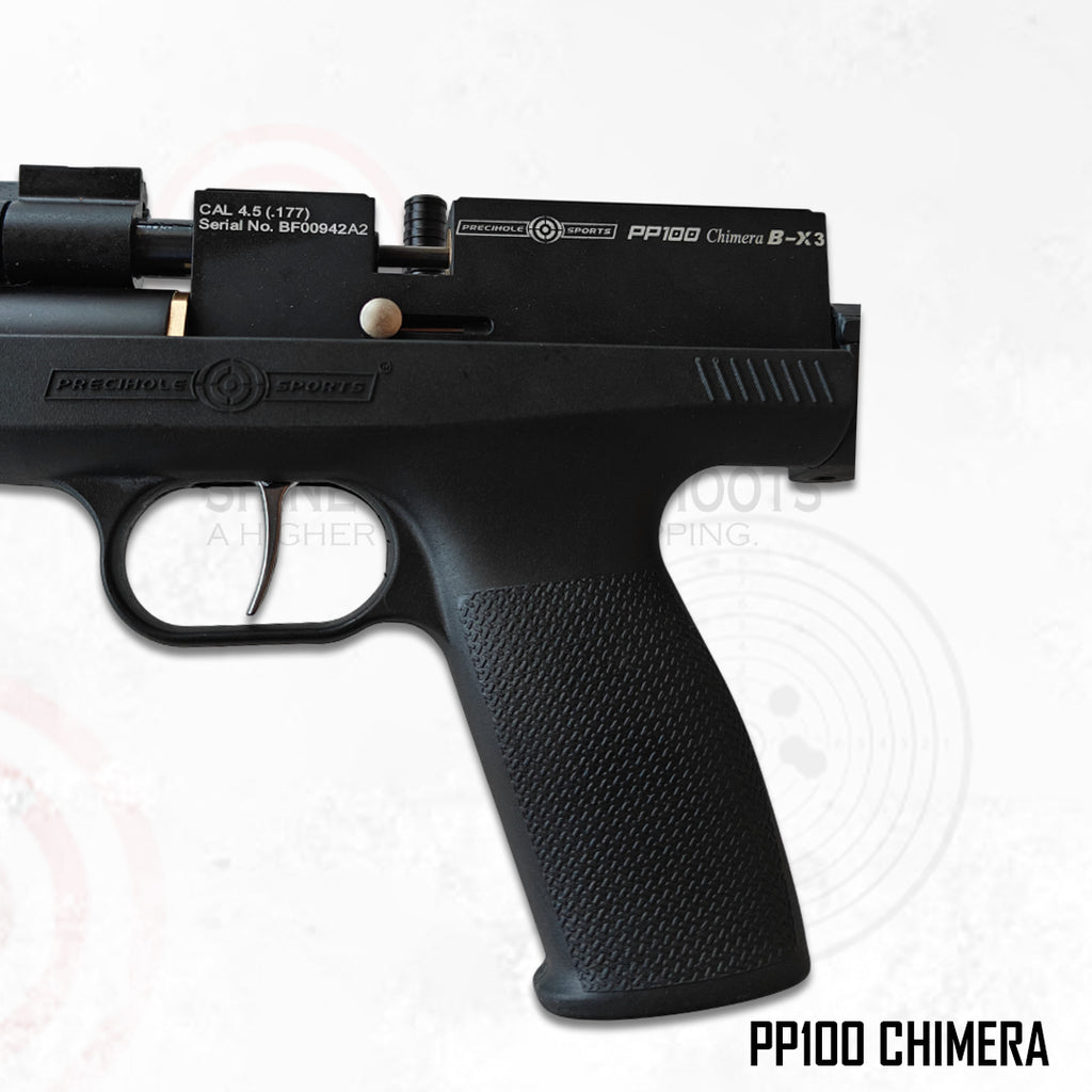 PP100 Chimera B X3 – .177 (4.5 mm) PCP Air Pistol | Made in India
