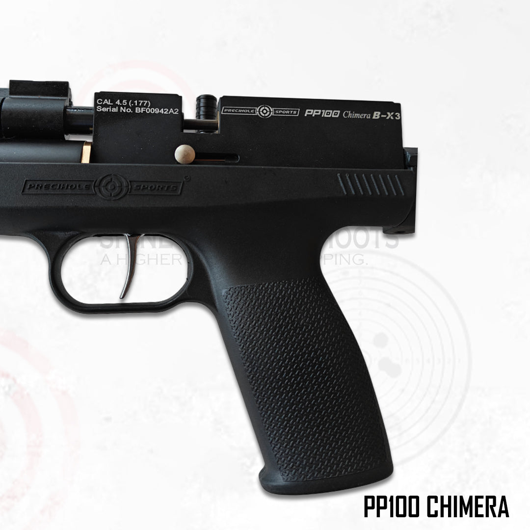 PP100 Chimera B X3 – .177 (4.5 mm) PCP Air Pistol | Made in India