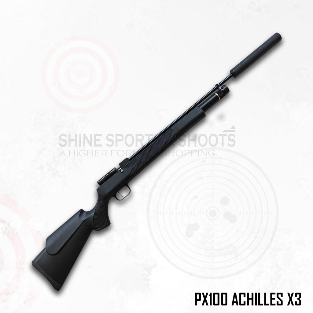 PX100 Achilles X3 Black – .177 (4.5 mm) PCP Air Rifle | Made in India