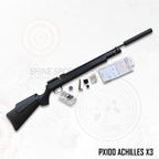 PX100 Achilles X3 Black – .177 (4.5 mm) PCP Air Rifle | Made in India