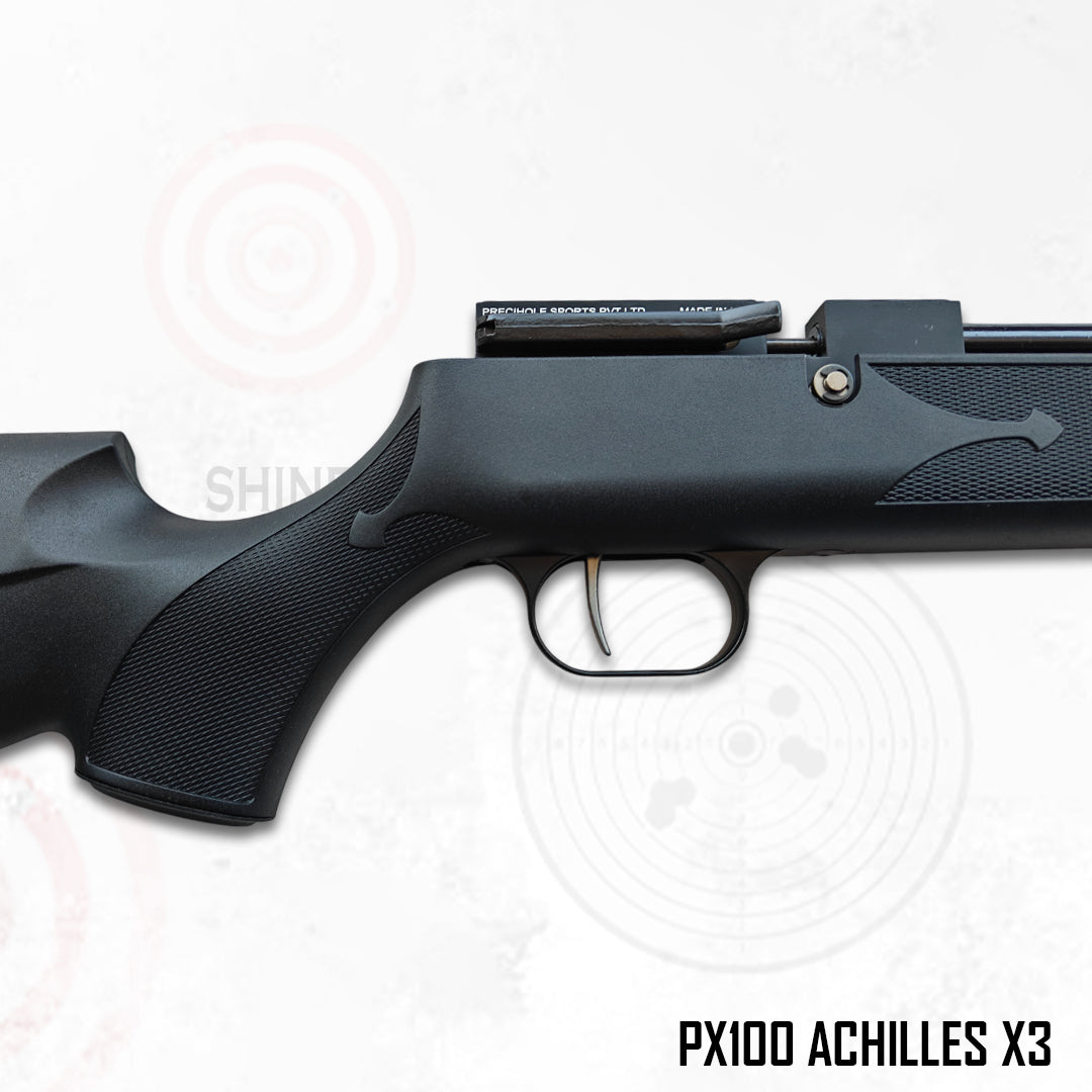 PX100 Achilles X3 Black – .177 (4.5 mm) PCP Air Rifle | Made in India