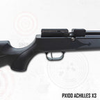 PX100 Achilles X3 Black – .177 (4.5 mm) PCP Air Rifle | Made in India