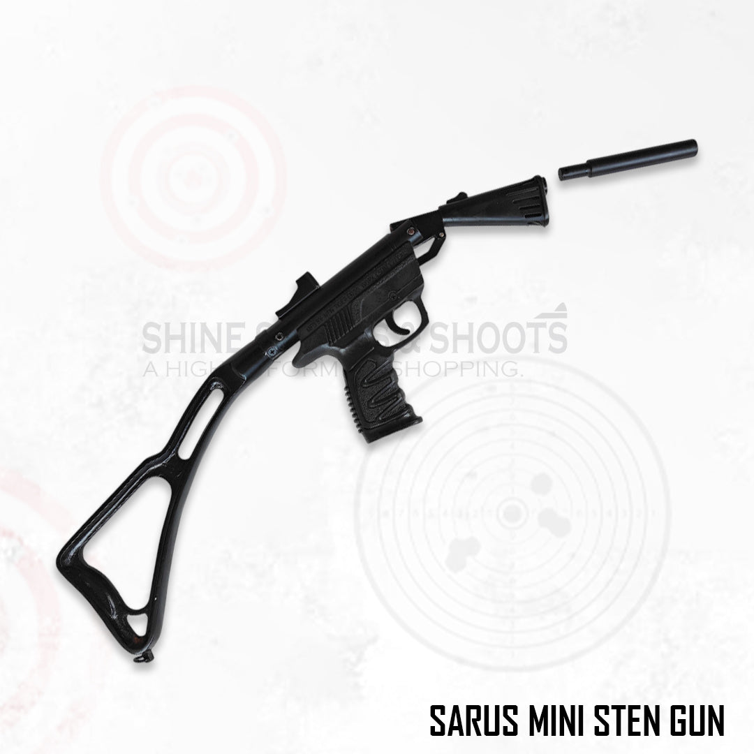 Saras Mini Sten Gun – .177 (4.5 mm) Break Barrel Air Pistol | Made in India
