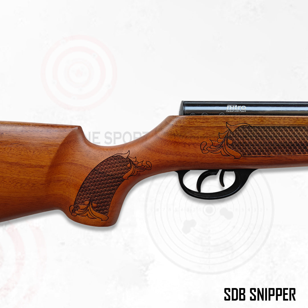 SDB Nitro Snipper – .177 (4.5 mm) Break Barrel Air Rifle | Made in India