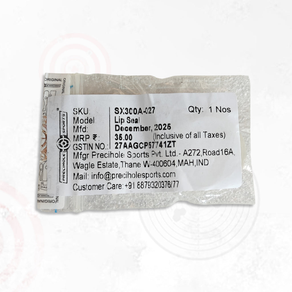 Precihole Lip Seal / Piston Seal for Air Gun